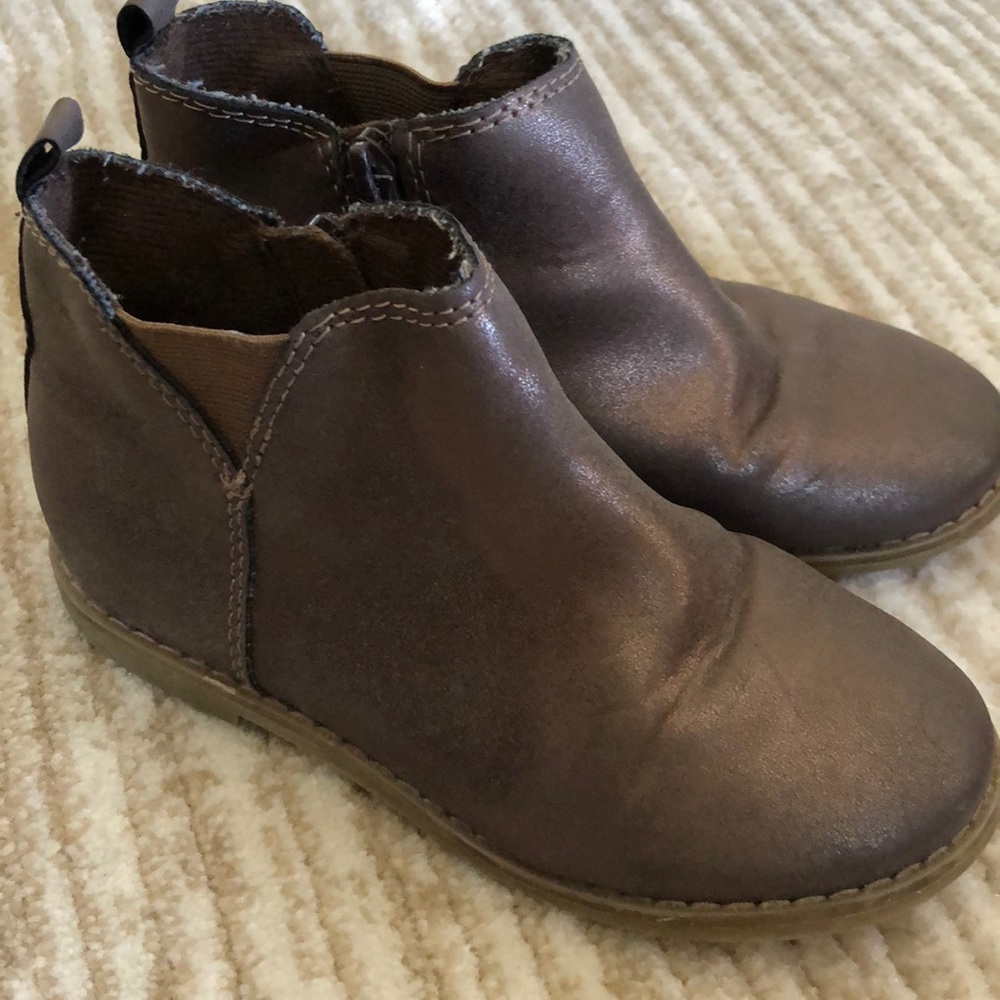 Baby Gap Chelsea Metallic Boot Size 11